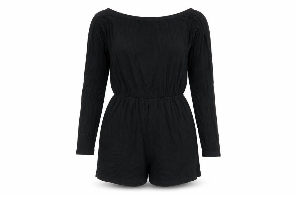 Missguided Womens Black   Playsuit One-Piece Size 8