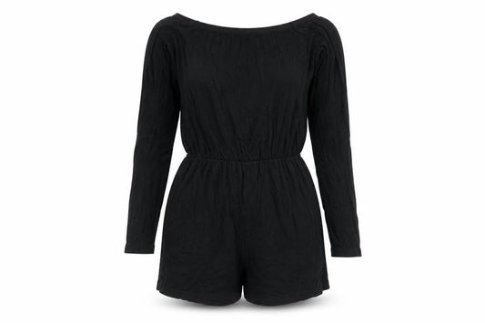 Missguided Womens Black   Playsuit One-Piece Size 8