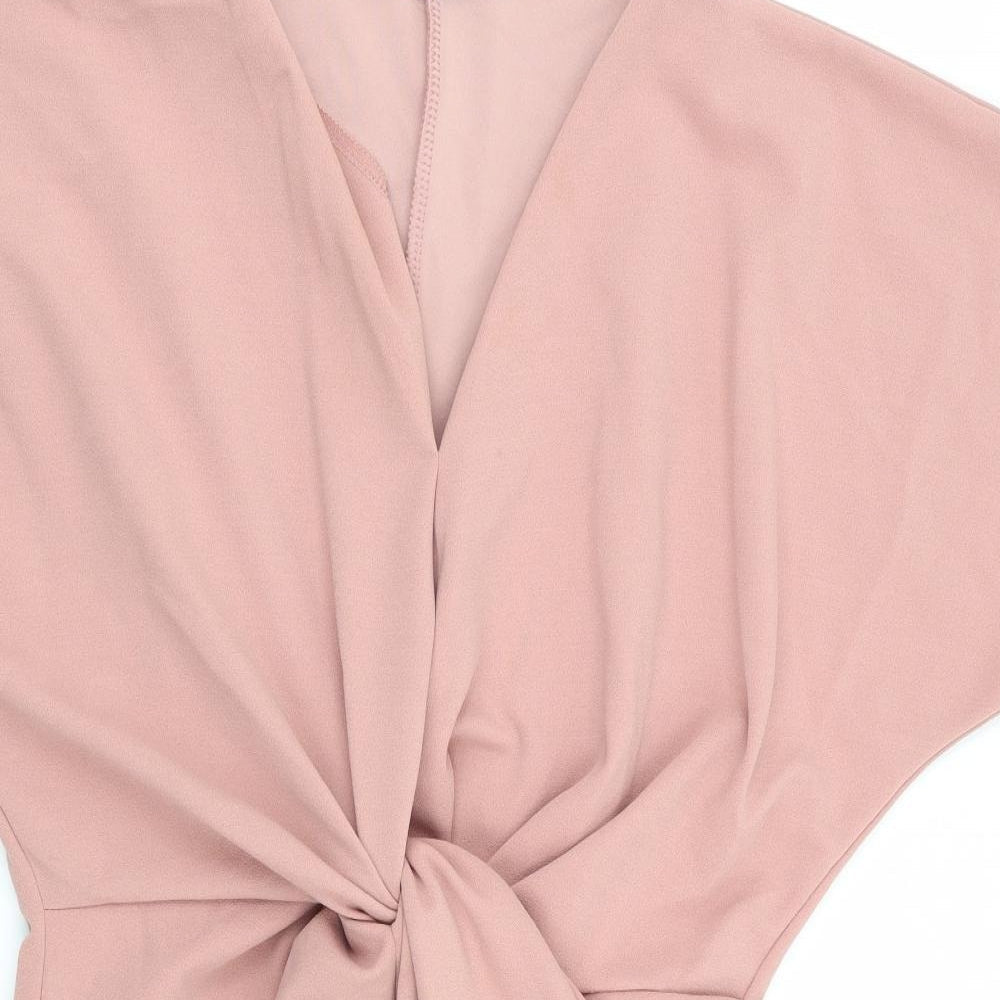 Missguided Womens Pink   Fit & Flare  Size 6