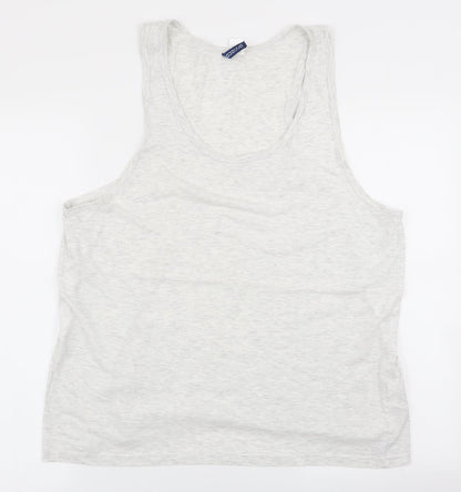 Divided by H&M Womens Grey   Basic Tank Size L