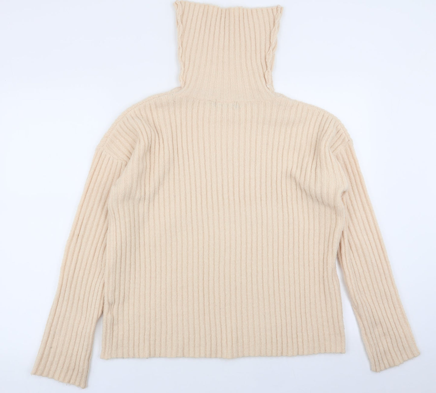 Brave Soul Womens Beige   Pullover Jumper Size M