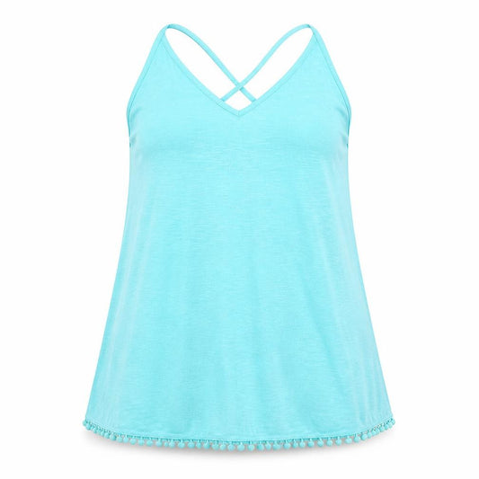 Matalan Womens Blue   Camisole Tank Size M