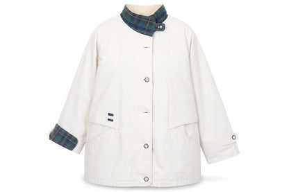 Avenue Womens Beige   Overcoat Coat Size 14