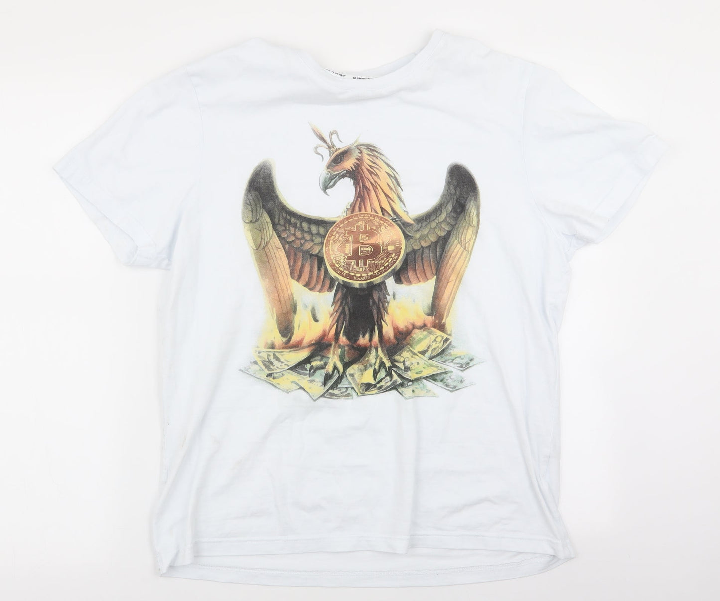 do your crypto Mens White    T-Shirt Size M