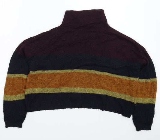 New Look Womens Multicoloured  Knit Pullover Jumper Size M