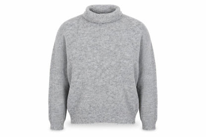 Mango Womens Grey  Knit Pullover Jumper Size S