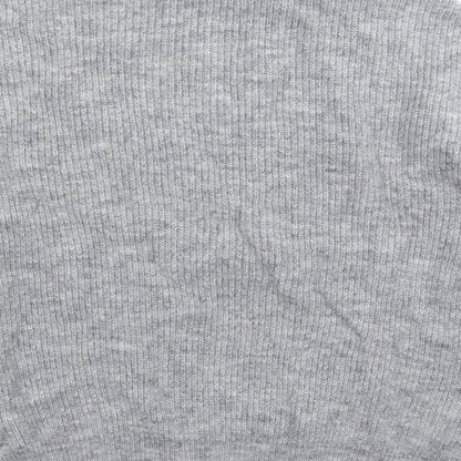 Mango Womens Grey  Knit Pullover Jumper Size S