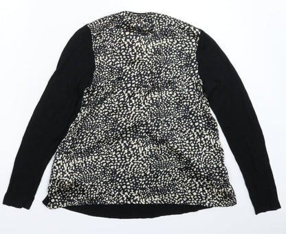 Preloved Marks and Spencer Womens Black  Knit Pullover Jumper Size 8 - Back