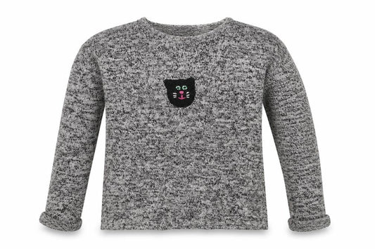 H&M Girls Grey  Knit Pullover Jumper Size 9-10 Years