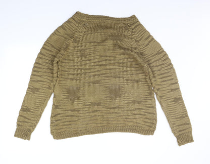 Preloved New Look Womens Beige   Pullover Jumper Size 14 - Back