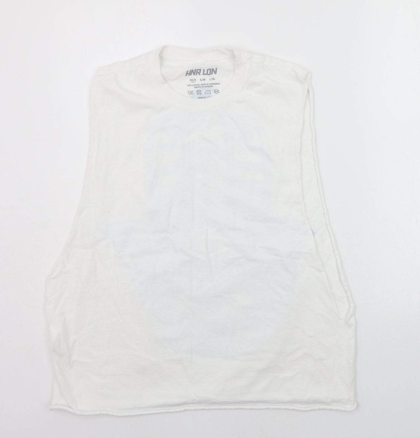 hnr lon Womens White   Basic Tank Size XS