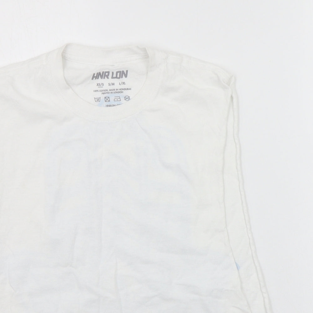 hnr lon Womens White   Basic Tank Size XS