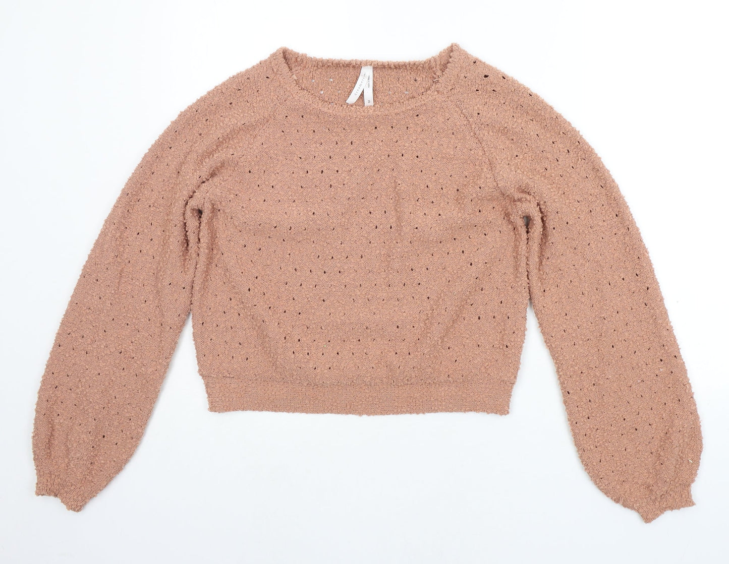 Dreamers Womens Orange   Pullover Jumper Size XS