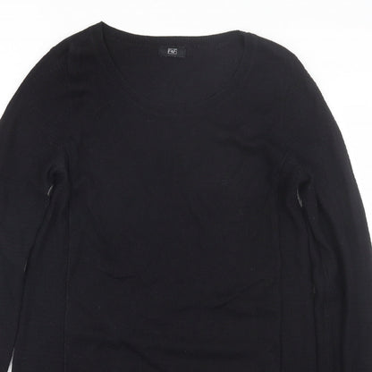 F&F Womens Black   Pullover Jumper Size 10