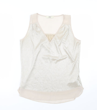 Oasis Womens Gold   Basic Tank Size XS