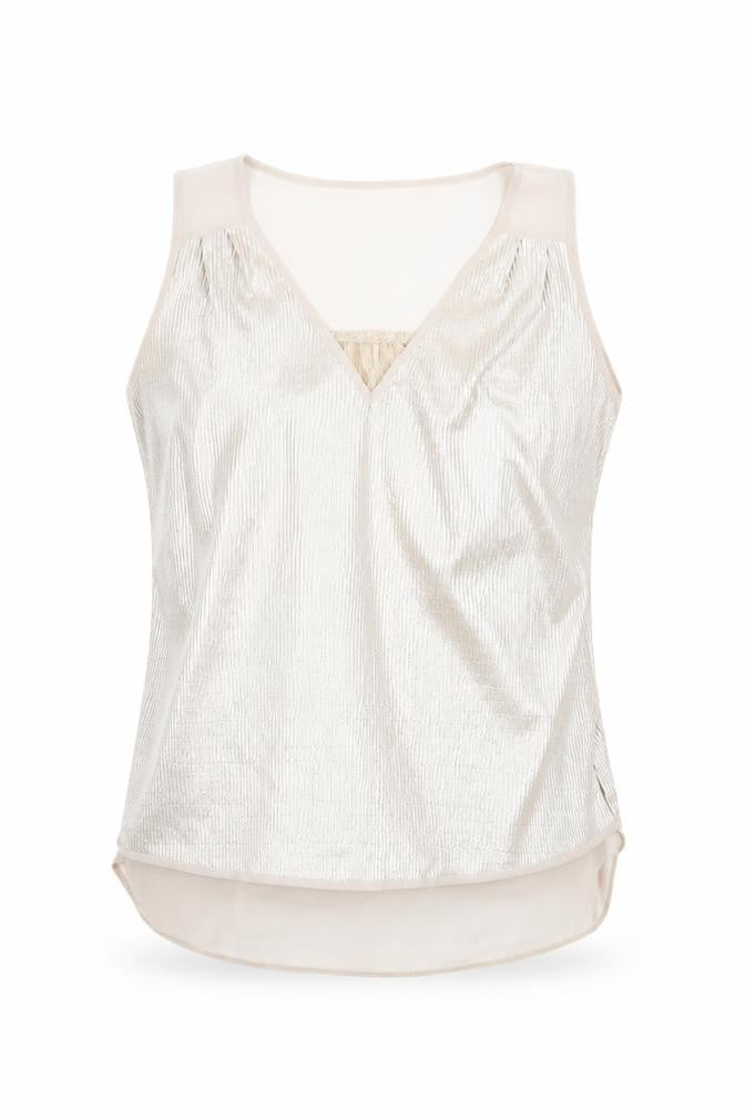 Oasis Womens Gold   Basic Tank Size XS