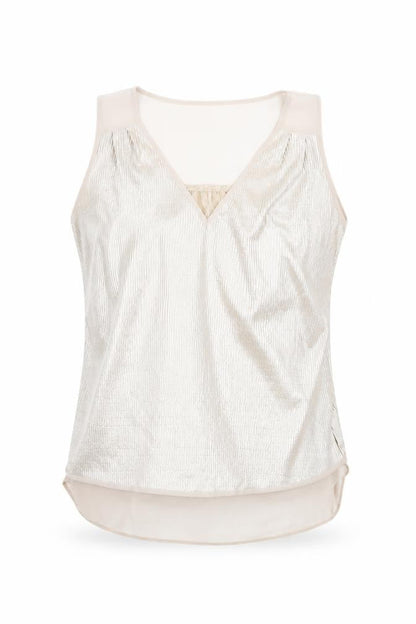 Oasis Womens Gold   Basic Tank Size XS
