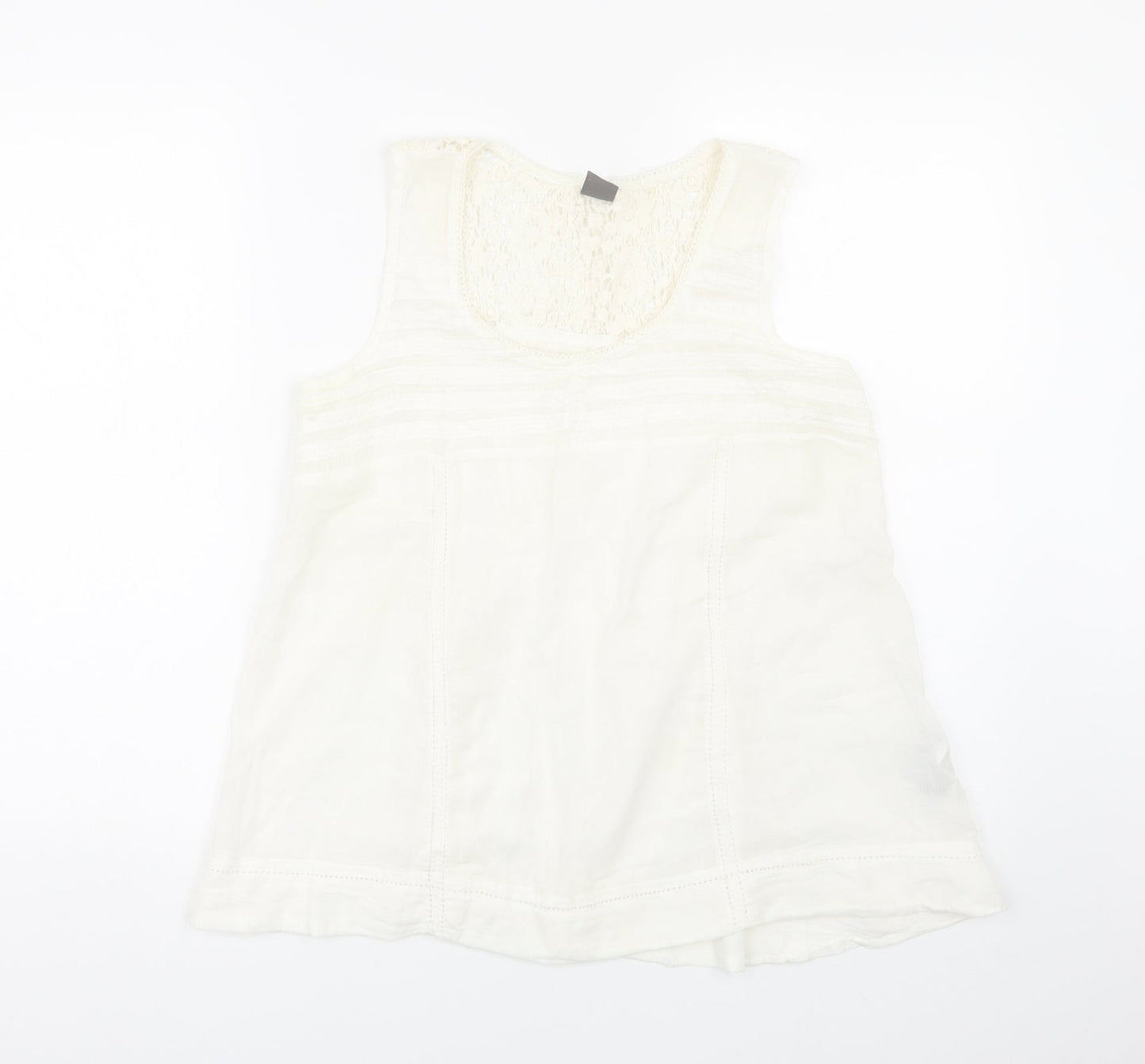 Vera Moda Womens White   Basic Tank Size M