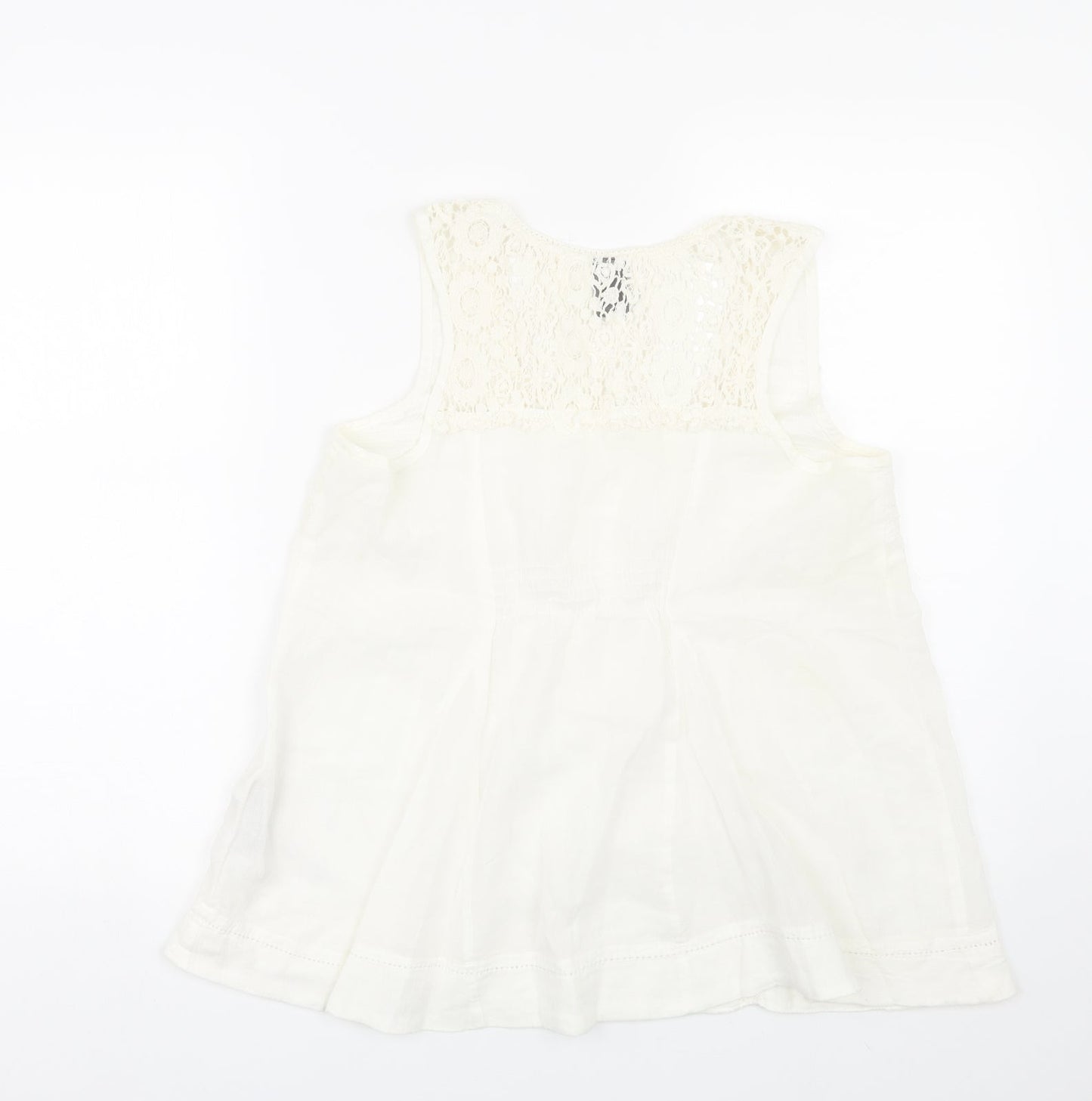 Vera Moda Womens White   Basic Tank Size M