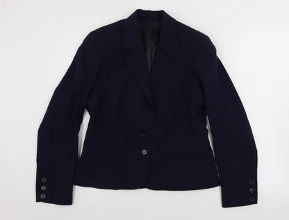preworn   Womens Blue   Jacket Blazer Size 10