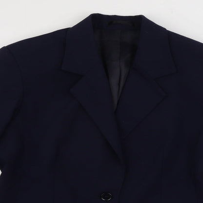 preworn   Womens Blue   Jacket Blazer Size 10