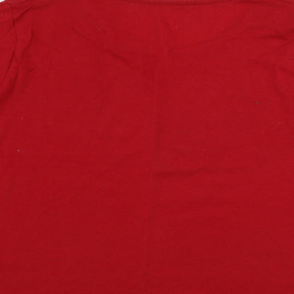 Matalan  Womens Red   Basic T-Shirt Size S