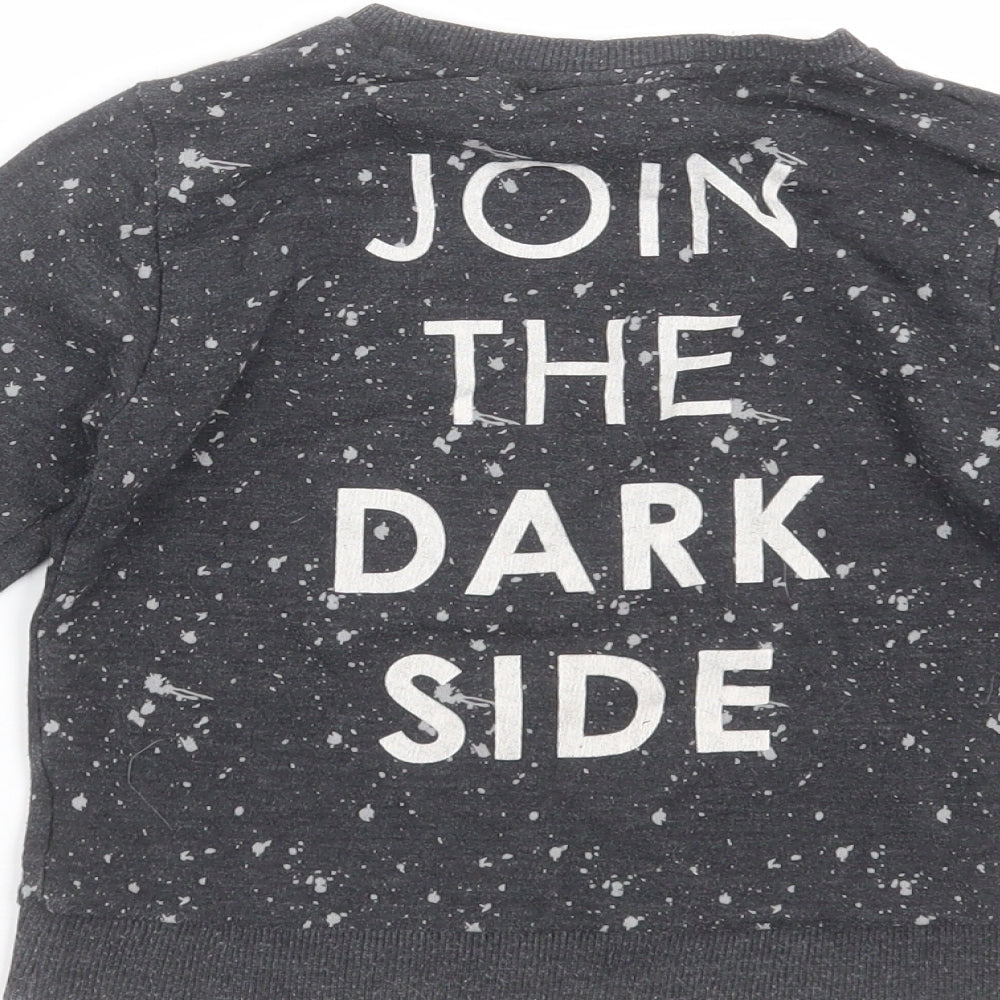 NEXT Boys Grey   Pullover Sweatshirt Size 5 Years  - Storm trooper