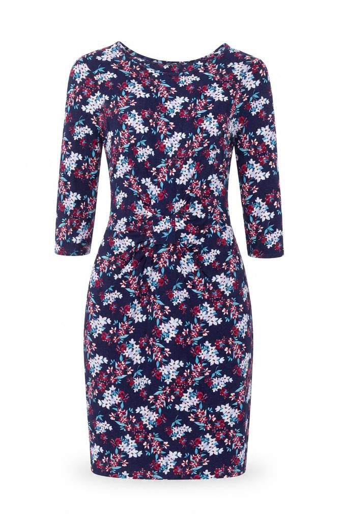 Warehouse Womens Blue Floral  Shift  Size 10