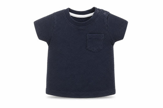 Primark Baby Blue   Basic T-Shirt Size 6-9 Months  - Textured
