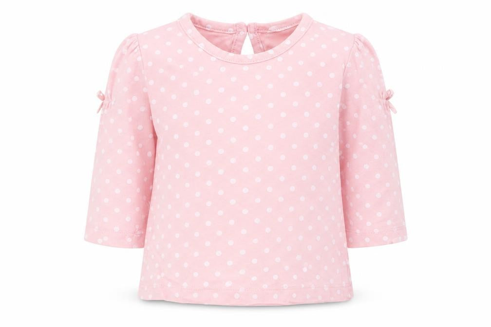 Disney Baby Baby Pink Spotted  Basic T-Shirt Size 3-6 Months
