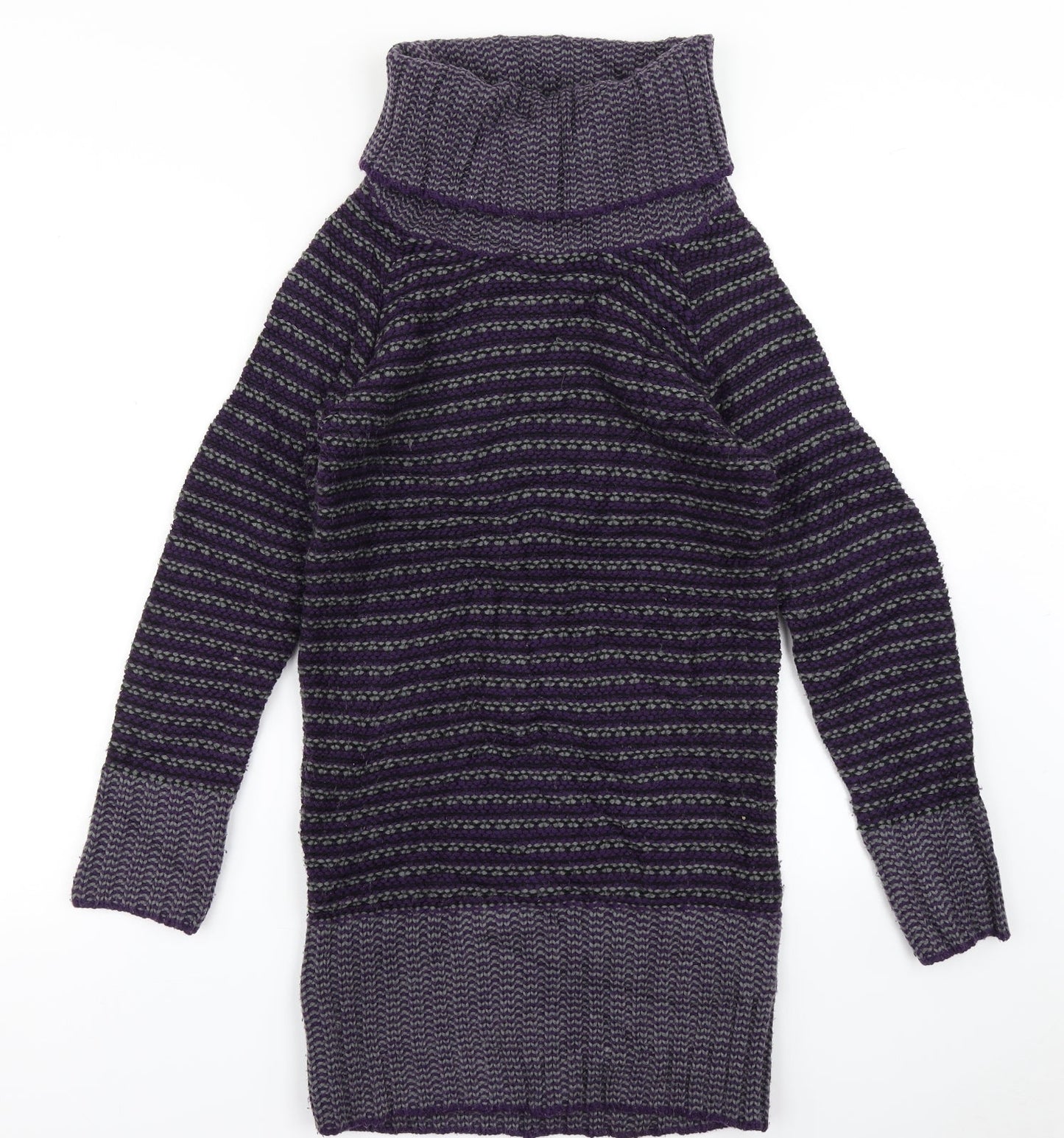 Preworn Womens Purple   Jumper Dress  Size S