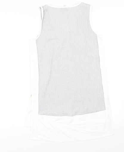 Next Womens Grey   Tank Dress  Size 10