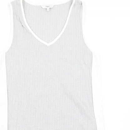 Next Womens Grey   Tank Dress  Size 10