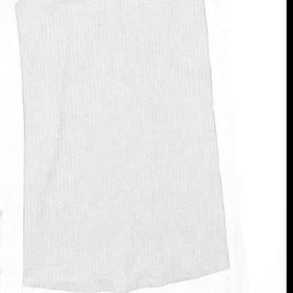 Next Womens Grey   Tank Dress  Size 10