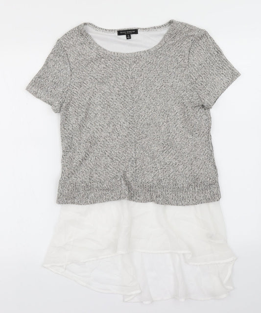 Green Envelope Womens Grey   Basic T-Shirt Size M
