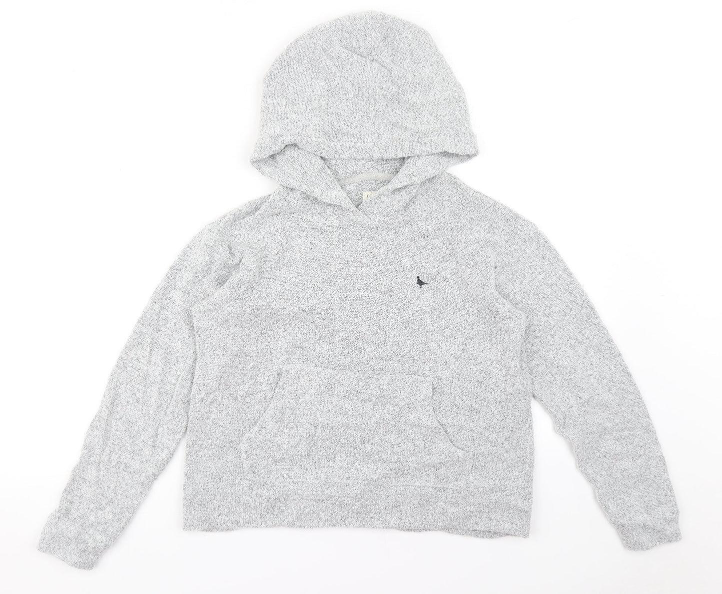 Jack Wills Womens Grey   Pullover Hoodie Size 6