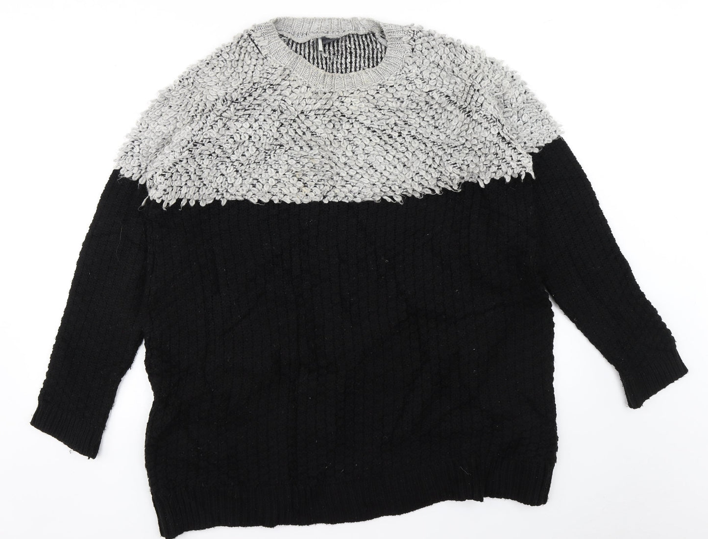 Spark & Fade Womens Black   Pullover Jumper Size L