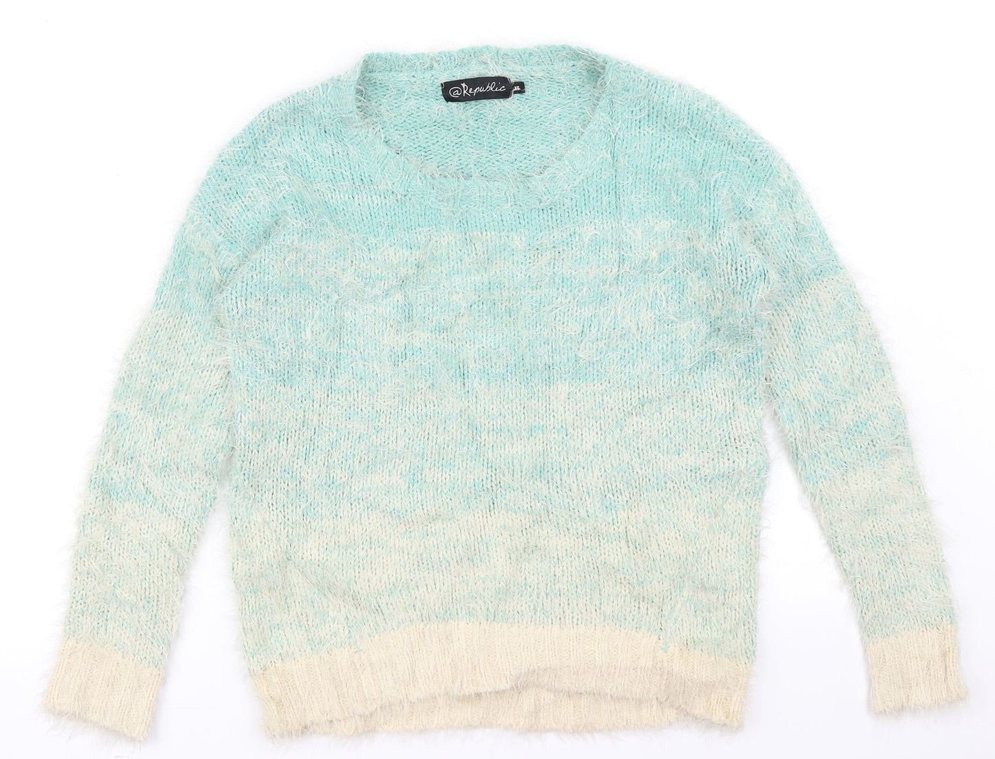 @Republic Womens Blue   Pullover Jumper Size XS