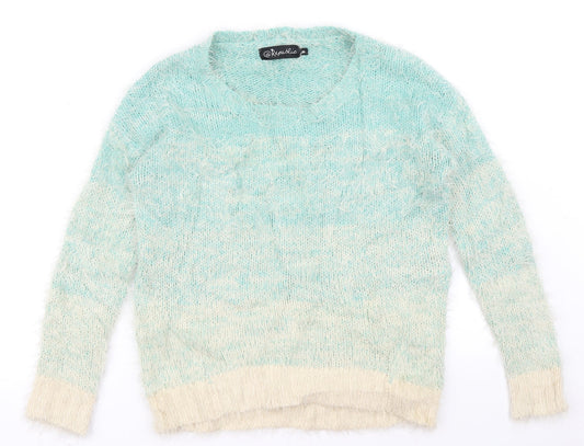 @Republic Womens Blue   Pullover Jumper Size XS