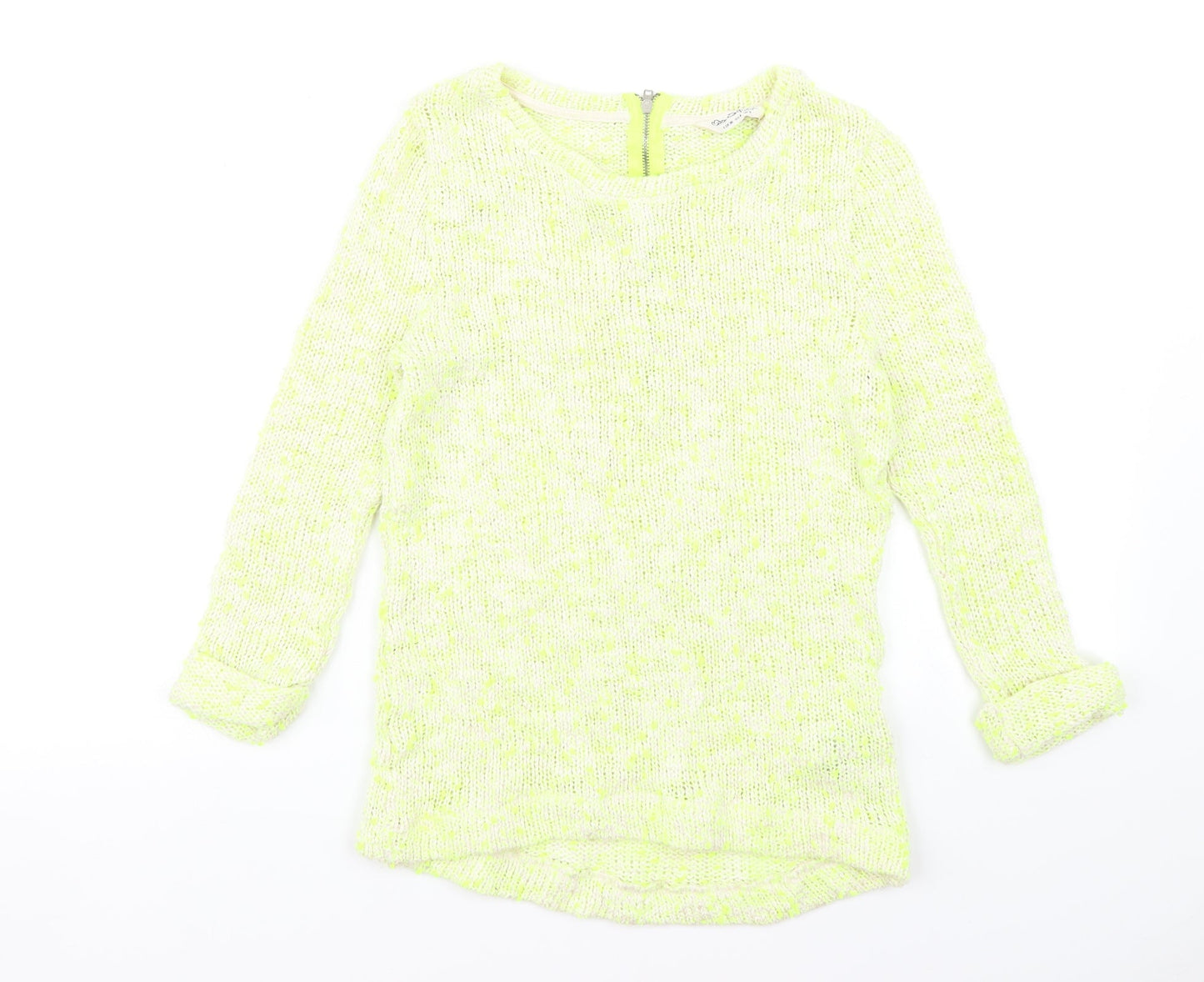 Miss Selfridge Womens Yellow   Pullover Jumper Size 6