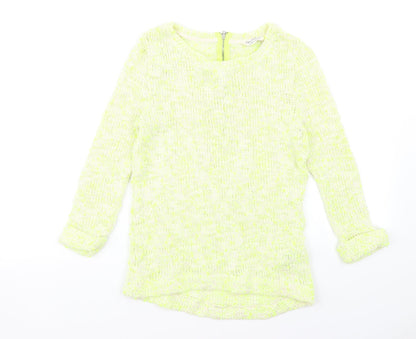 Miss Selfridge Womens Yellow   Pullover Jumper Size 6