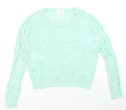 Pins & Needles Womens Blue   Pullover Jumper Size M
