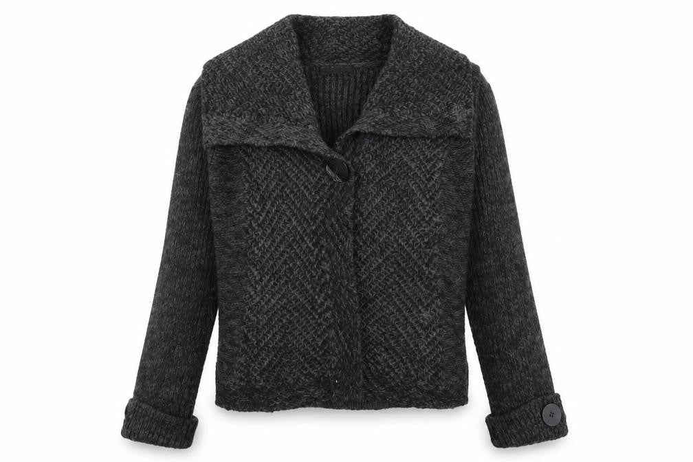 Autograph Womens Grey   Cape Jumper Size 12