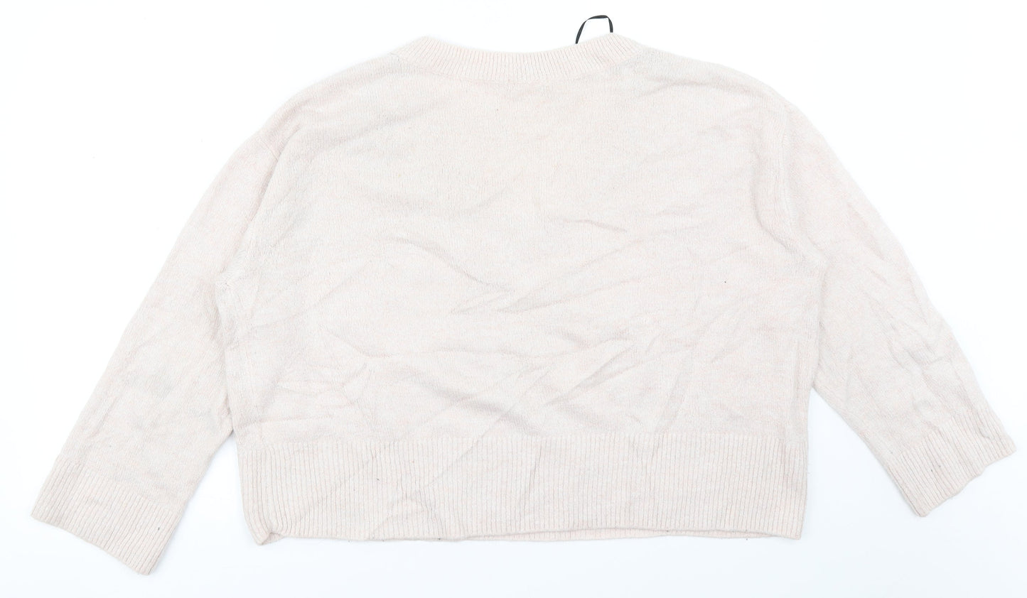 H&M Womens Pink   Pullover Jumper Size M
