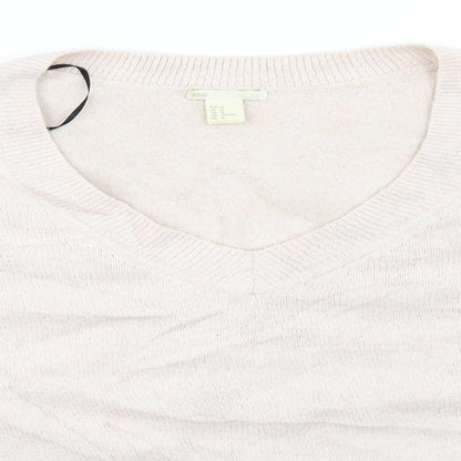 H&M Womens Pink   Pullover Jumper Size M