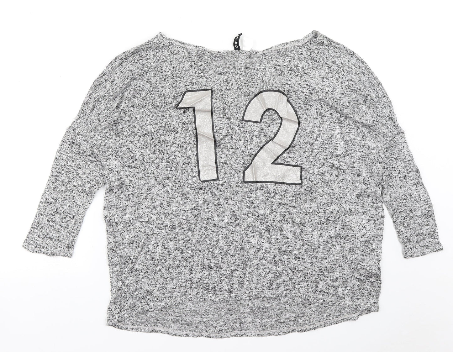 Divided Womens Grey   Pullover Jumper Size M