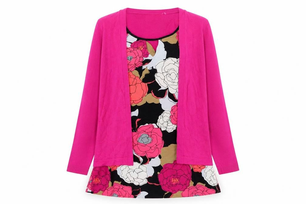 NEXT Womens Pink Floral  Pullover Jumper Size 12