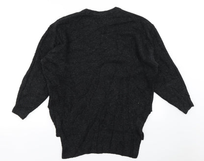 Preloved H&M Womens Black   Pullover Jumper Size S - Back