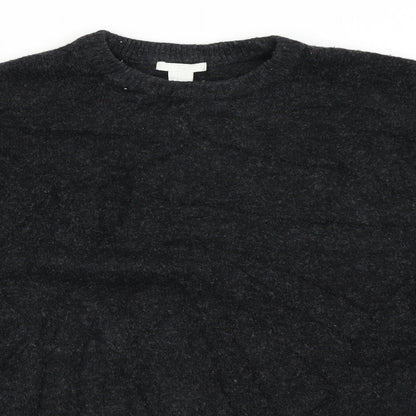 Preloved H&M Womens Black   Pullover Jumper Size S - Detail
