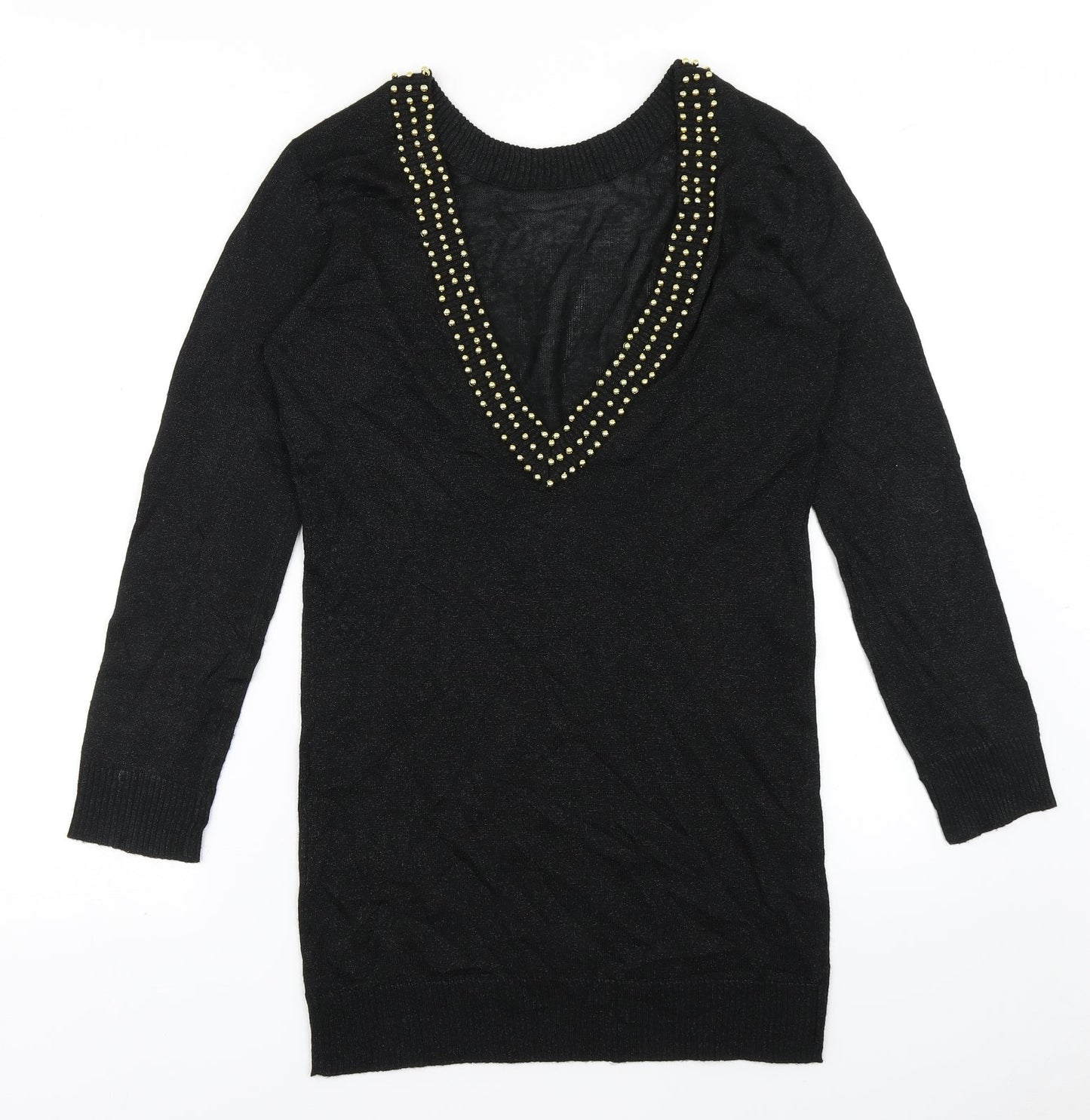 Motel Rocks Womens Black   Pullover Jumper Size S